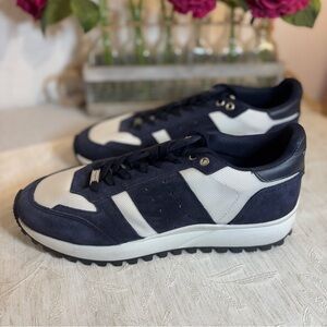 The Kooples‎ Trainers Size 42 (FR) Navy and White. Unisex